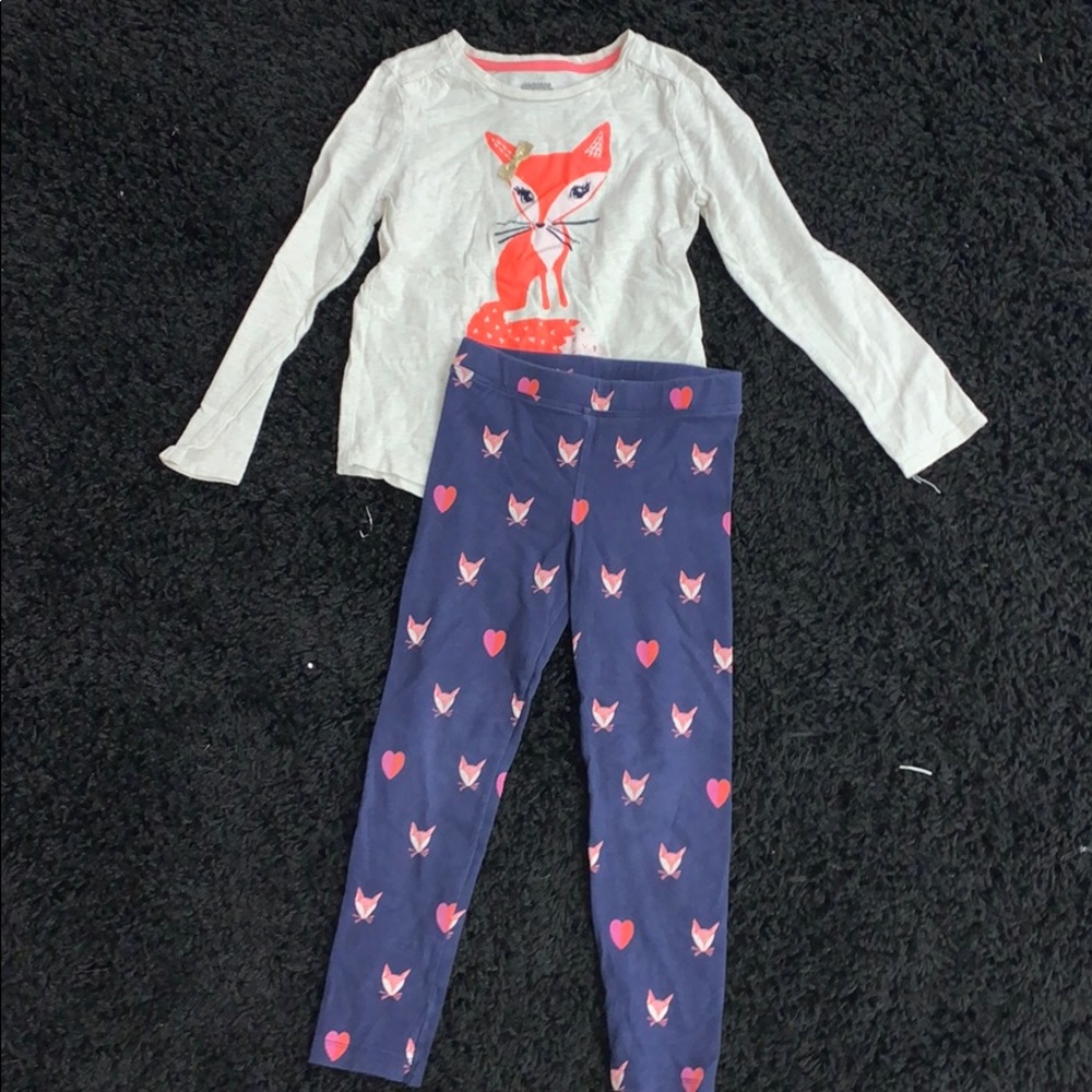 Gymboree size 5 Fox Outfit